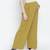 Young olive green maternity Smocking Waist pants
