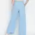 Blue soft  heart maternity Smocking Waist pants