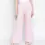 Baby  pastel pink maternity Smocking waist pants