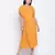 Sunflower hue solid women neck details dress