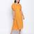 Sunflower hue solid women neck details dress