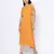 Sunflower hue solid women neck details dress
