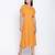 Sunflower hue solid women neck details dress