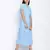 Ensholl Blubbee blue soild women dress