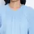 Ensholl Blubbee blue soild women dress