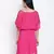 Gezelling  easy pink women nightwear dress