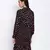 Blackliogious somocked up dotted printed women dress