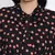 Blackliogious somocked up dotted printed women dress