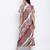 Saintly pure satin print women dress