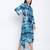 Divine Chic tig dye  button down women dress