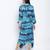 Divine Chic tig dye  button down women dress
