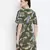 Emerland green printed maternity dress