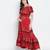 Glowing  Radden printed  elascticated maternity dress