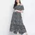 Endearing sweet posh floral printed maternity dress.