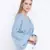 Jovial jwell blueish women Dobby crop top