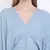 Jovial jwell blueish women Dobby crop top