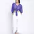 Happy Purple women crop Smocked details top