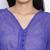 Happy Purple women crop Smocked details top