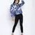Fapper blue graphic print women top