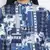 Fapper blue graphic print women top