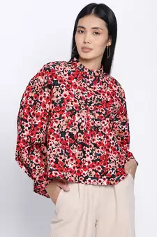 Orastic glam multicolor floral print  women top