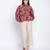 Orastic glam multicolor floral print  women top