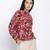 Orastic glam multicolor floral print  women top