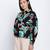 Jacky black floral printed women top