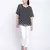 Pulpblack Pleated polka printed  women top