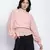 Ravisher peach  foil print women top
