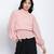 Ravisher peach  foil print women top
