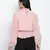 Ravisher peach  foil print women top