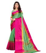 Grey Aura Silk saree with blouse piece