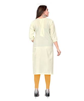 White Slub Cotton Printed Unstitched Dress Material 2