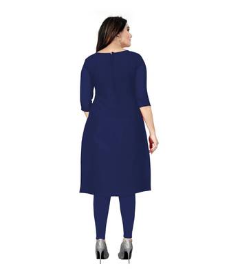 Navy Blue Georgette Embroidered Unstitched Dress Material 4