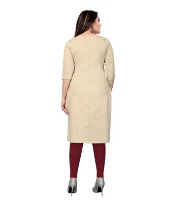 Off White Khadi Cotton Embroidered Unstitched Dress Material 2