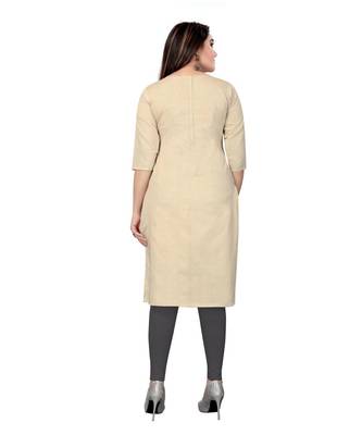 Off White Khadi Cotton Embroidered Unstitched Dress Material 2