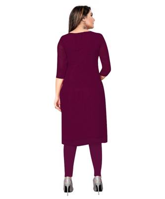 Maroon Georgette Embroidered Unstitched Dress Material 4