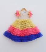 Multi Colour Net Gown