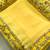 Janhvi Kapoor Style Yellow Satin Silk Embroidered Saree Bollywood Saree