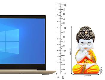 BK Creation Little Baby Monk Buddha Showpiece Idol for Home Décor 2