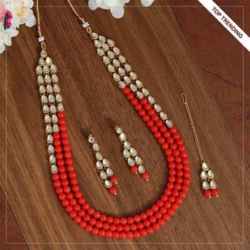 Orange necklace-sets 1