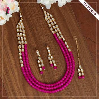 Pink necklace-sets 1