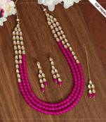 Pink necklace-sets