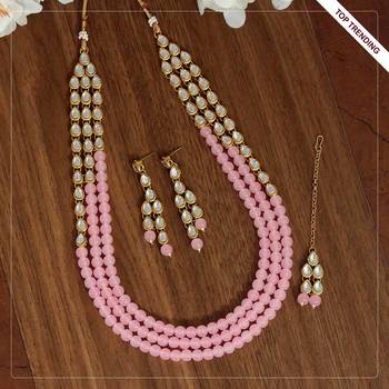 Pink necklace-sets 1