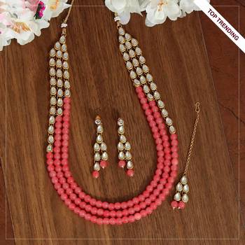 Orange necklace-sets 1