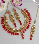 Red necklace-sets