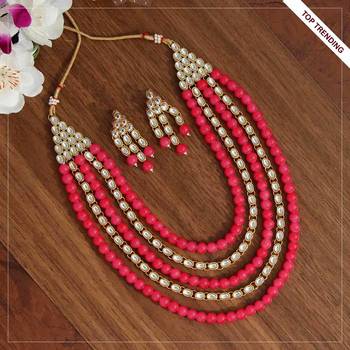 Orange necklace-sets 1