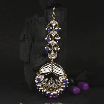 Gold maang-tikka 1