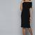 Black Crepe plain stitched   Dress